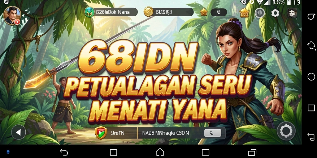 Tampilan gameplay menarik dari petualangan seru 68IDN.