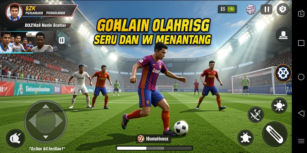 Tampilan gameplay 8ZK yang menegangkan dan seru saat bertanding.
