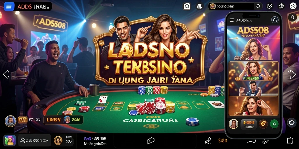 Screenshot tampilan gameplay Live Casino di ADS508 yang menegangkan.