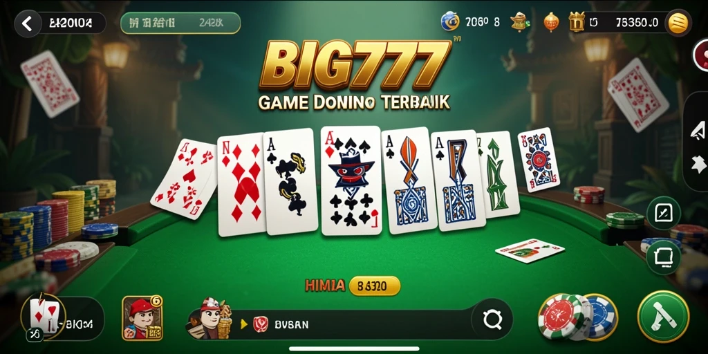 Screenshot gameplay menunjukkan keseruan bermain Domino.