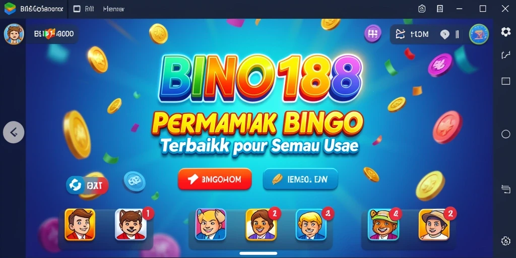 Tampilan interface permainan Bingo yang menarik dan interaktif.