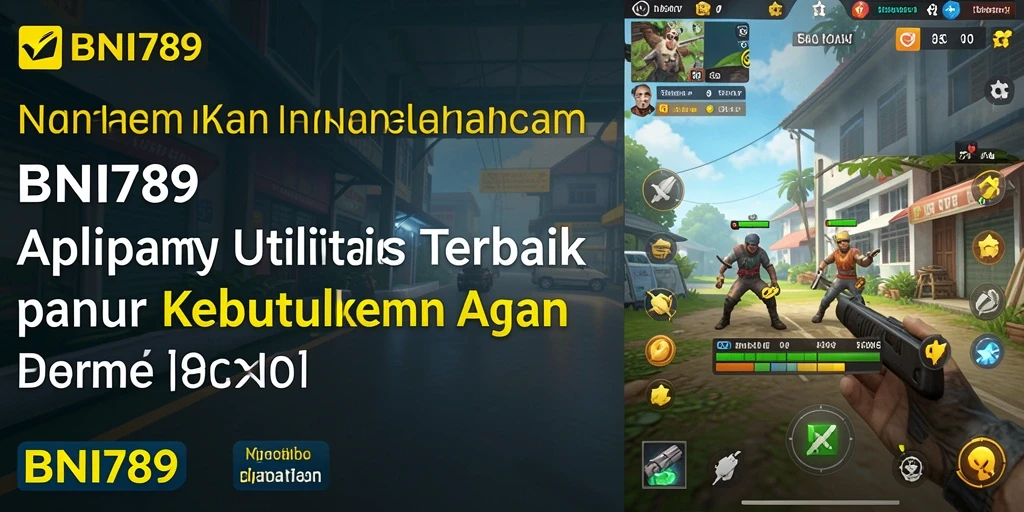 Tampilan utama BNI789 dengan berbagai alat utilitas yang tersedia.