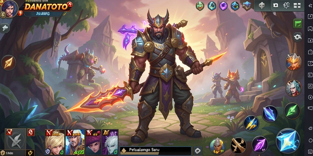 Gameplay ARPG seru dengan aksi mendebarkan di DANATOTO.