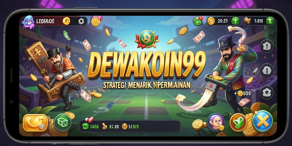 Tampilan gameplay <strong>DEWAKOIN99</strong> yang menampilkan pertempuran strategis yang seru.