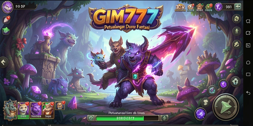 Tampilan gameplay GIM777 yang menakjubkan dan seru.