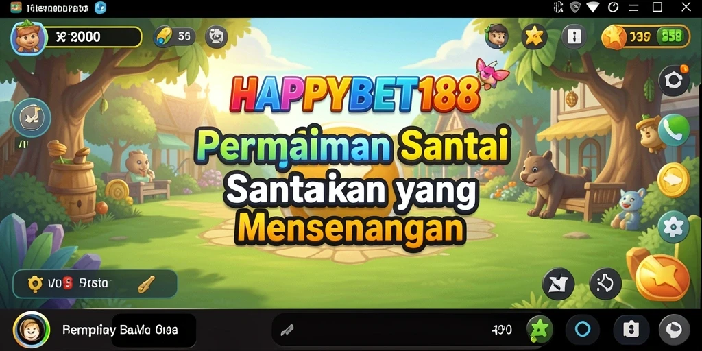 Tampilan gameplay santai dan menyenangkan dari HAPPYBET188.