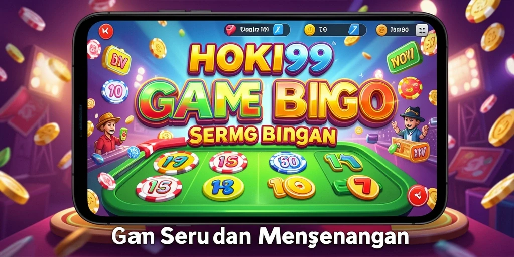 Screenshot HOKI99 menunjukkan sesi permainan Bingo yang menarik.