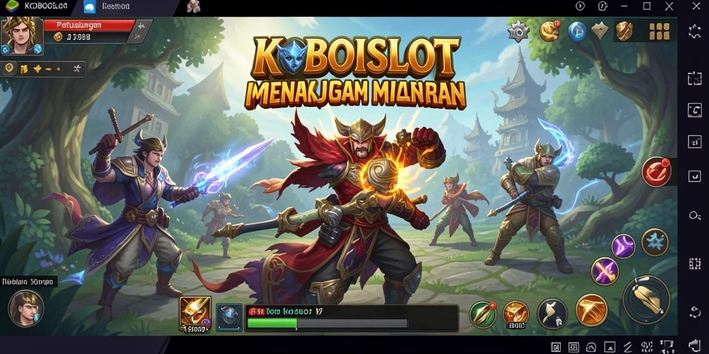 Tampilan gameplay seru di dunia MMORPG KOBOISLOT.