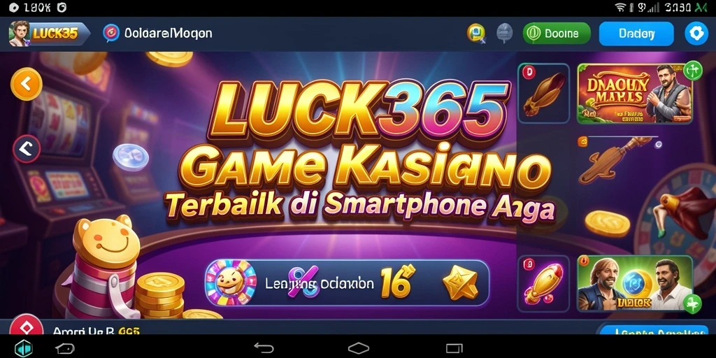 Tampilan gameplay LUCK365 yang menarik dan mengasyikkan.