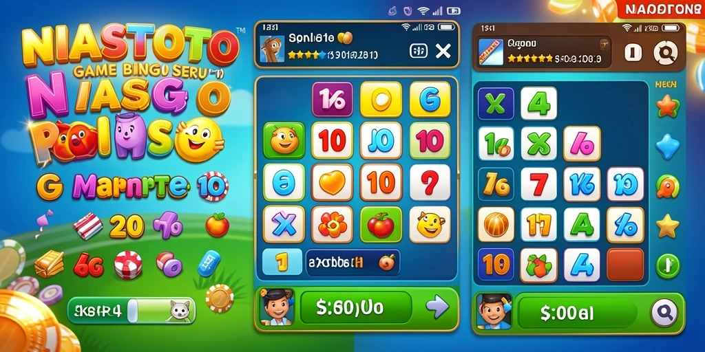Screenshot gameplay NIASTOTO menampilkan keseruan bermain Bingo.
