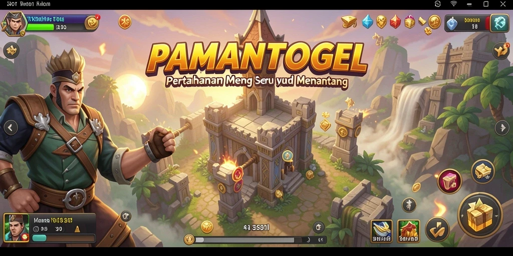Tampilan gameplay dari PAMANTOGEL yang menegangkan dan penuh strategi.