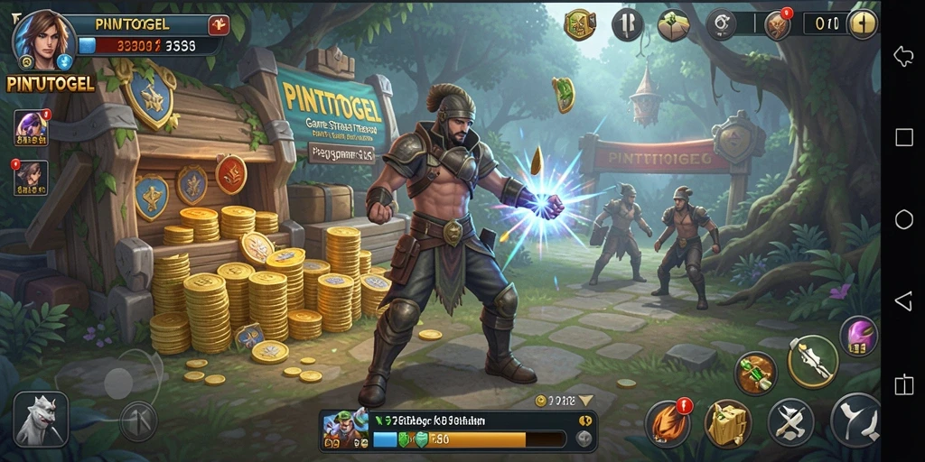 Tampilan gameplay PINTUTOGEL yang menarik dan penuh strategi.