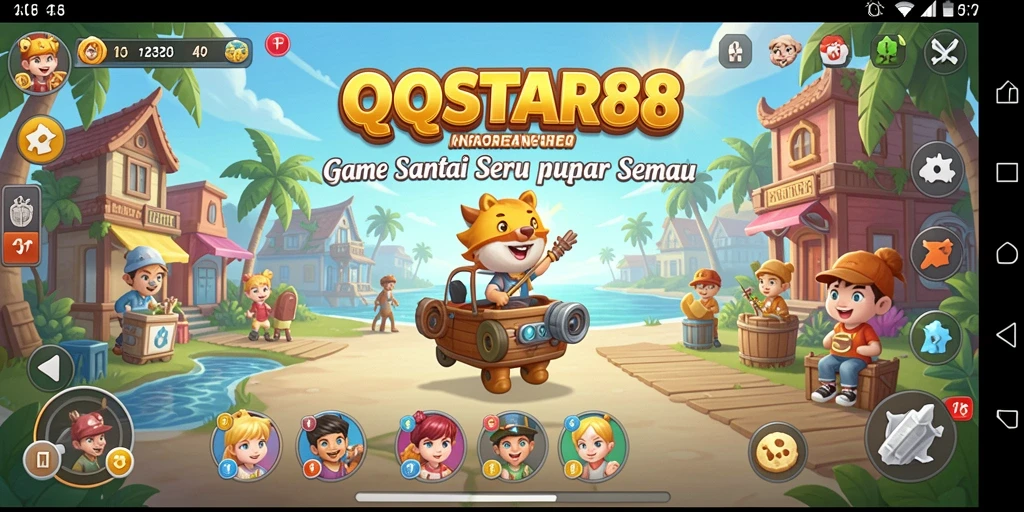 Tampilan gameplay yang seru dan menghibur dari QQSTAR88.