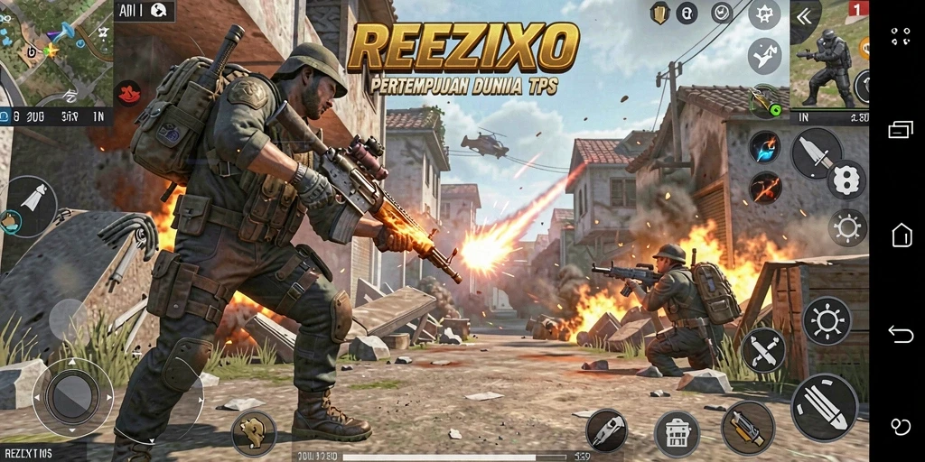 Pengalaman gameplay seru dalam REZIXO yang menciptakan aksi mendebarkan.