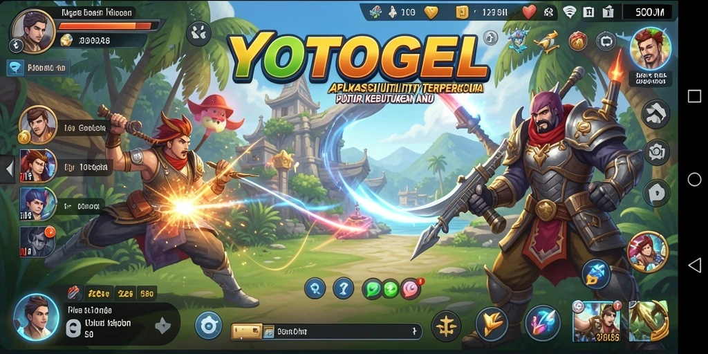Tangkapan layar utama YOTOGEL menampilkan antarmuka aplikasi yang intuitif.